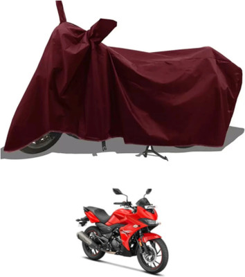 WMIZEXA Waterproof Two Wheeler Cover for Hero(MotoCorp Xtreme 200S, Maroon)