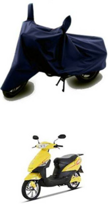 RAAMKM Two Wheeler Cover for TVS, Bajaj, Hero, Honda, KTM(Zeppelin BS6, Blue)