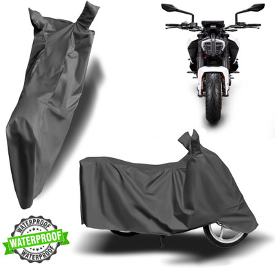 NG Auto Front Waterproof Two Wheeler Cover for KTM(390 Duke, Grey)