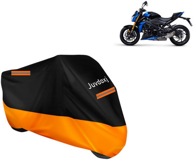 Juvdoxj Waterproof Two Wheeler Cover for Suzuki(GSX-S1000 ABS, Orange)