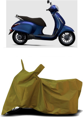 VESMEI Two Wheeler Cover for Bajaj(Urbanite Chetak BS6, Blue)