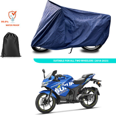 CODOKI Waterproof Two Wheeler Cover for Suzuki(Gixxer SF 150, Blue)
