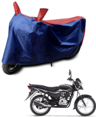 KEDIT Two Wheeler Cover for Bajaj(Platina 100 DTS-i, Red, Blue)