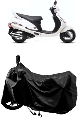 AutoKick Two Wheeler Cover for Mahindra(Duro 125, Black)