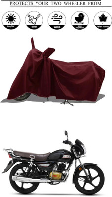 Mdstar Waterproof Two Wheeler Cover for TVS(Radeon, Maroon)