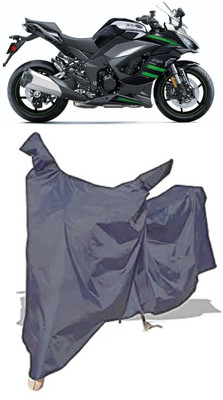 Amexride Two Wheeler Cover for Kawasaki(Ninja 1000 BS6, Grey)