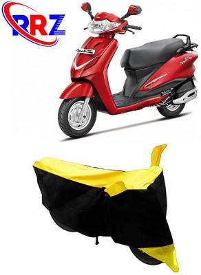 RRZ Waterproof Two Wheeler Cover for Hero(Duet, Black, Yellow)