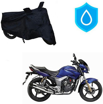 DeepShakshi AUTOMOTIVE Waterproof Two Wheeler Cover for Hero(CBZ TYPE 1, Black)