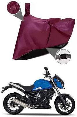 KEDIT Two Wheeler Cover for Mahindra(Mojo UT 300, Maroon)