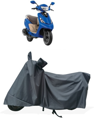 Tricway Two Wheeler Cover for TVS(Scooty Zest 110 BS6, Grey)