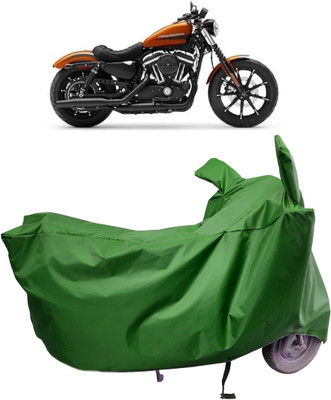 Amexride Two Wheeler Cover for Harley Davidson(Iron 883, Maroon)