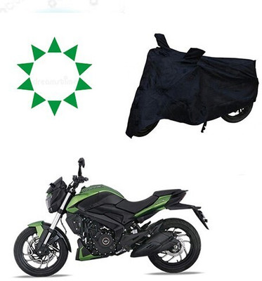 HYBRIDS COLLECTION Waterproof Two Wheeler Cover for Bajaj(Dominar, Black)