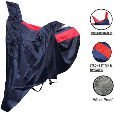 HMS Two Wheeler Cover for Hero(Xtreme 200S, Red, Blue)