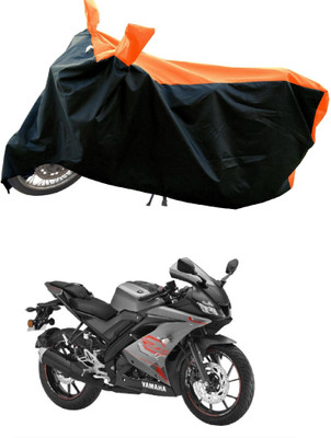 DeepShakshi AUTOMOTIVE Waterproof Two Wheeler Cover for Yamaha(YZF R1 BS6, Orange)