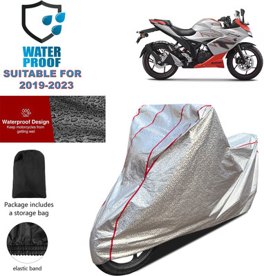 PAGORA Waterproof Two Wheeler Cover for Suzuki(Gixxer, Silver)