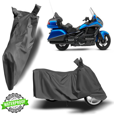 NG Auto Front Waterproof Two Wheeler Cover for Honda(Gold Wing, Grey)