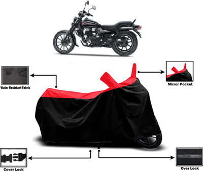 Amexride Two Wheeler Cover for Bajaj(Avenger 400 BS6, Red)