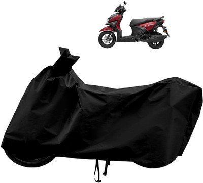 Horseyaart Waterproof Two Wheeler Cover for Yamaha(Ray-ZR 125FI, Black)