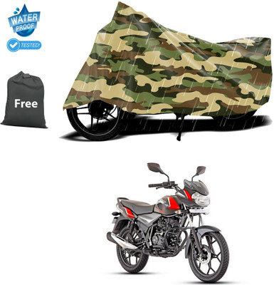 PAGORA Waterproof Two Wheeler Cover for Bajaj(Discover 110, Yellow)
