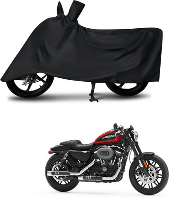 DeepShakshi AUTOMOTIVE Waterproof Two Wheeler Cover for Harley Davidson(Roadster, Black)