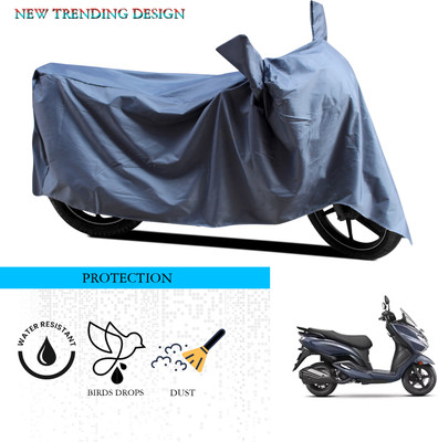 SnehaSales Waterproof Two Wheeler Cover for Suzuki(Burgman Electric, Grey)