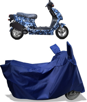 Amexride Two Wheeler Cover for Hero Electric(Electric AXLHE-20, Blue)