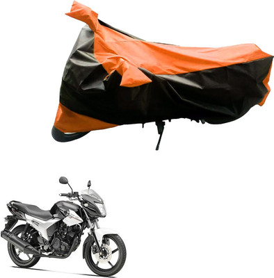 Mdstar Waterproof Two Wheeler Cover for Yamaha(SZ R, Black, Blue)