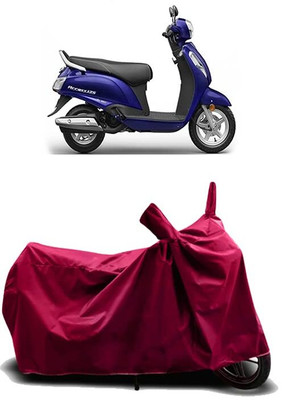 AASHTIK AMRT Two Wheeler Cover for Suzuki(Access 125, Maroon)