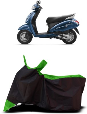 VESMEI Two Wheeler Cover for Honda(Activa 3G, Green)