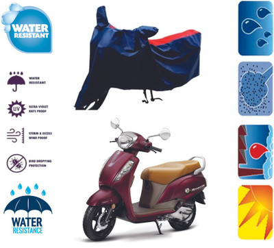 RTS COLLECTIONS Waterproof Two Wheeler Cover for Suzuki(New Access 125, Red, Blue)