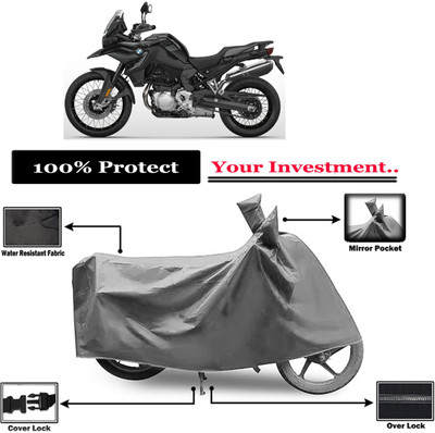 Amexride Two Wheeler Cover for BMW(F 850 GS, Grey)