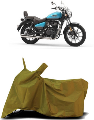 VESMEI Two Wheeler Cover for Royal Enfield(Meteor 350, Blue)