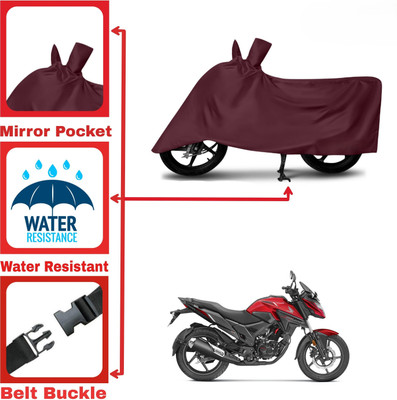DeepShakshi AUTOMOTIVE Two Wheeler Cover for Honda(X-Blade, Maroon)