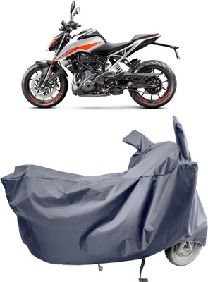 Amexride Two Wheeler Cover for KTM(390 Duke BS6, Grey)