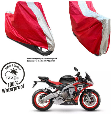 AUTOCAD Waterproof Two Wheeler Cover for Hero(Xpulse 200T, Silver, Red)