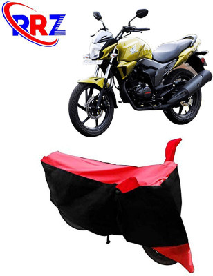 DeepShakshi AUTOMOTIVE Two Wheeler Cover for Honda(Trigger, Black, Red)