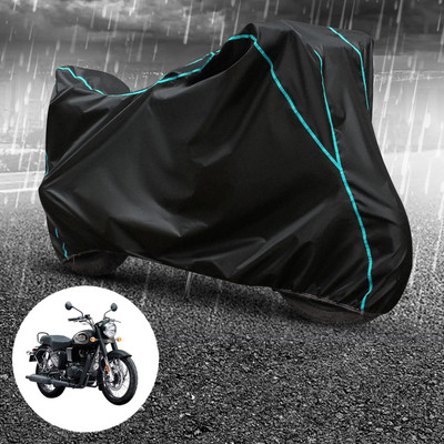 CODOKI Waterproof Two Wheeler Cover for Royal Enfield(Bullet 350, Black)