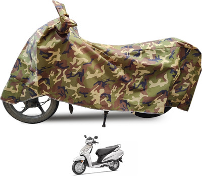 Euro Care Waterproof Two Wheeler Cover for Honda(Activa 125, Black)