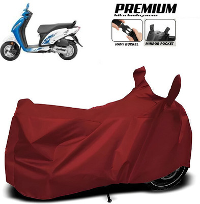 SK AUTO Waterproof Two Wheeler Cover for Honda(Activa, Maroon)