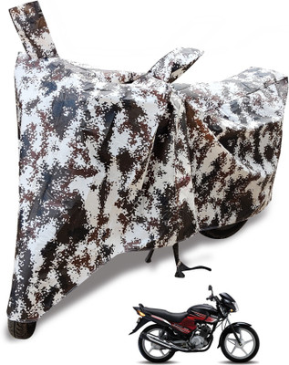 Auto Hub Waterproof Two Wheeler Cover for Yamaha(YBR 125, Multicolor)