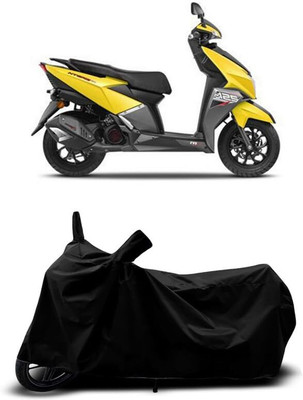 KEDIT Two Wheeler Cover for TVS(Ntorq 125, Black)
