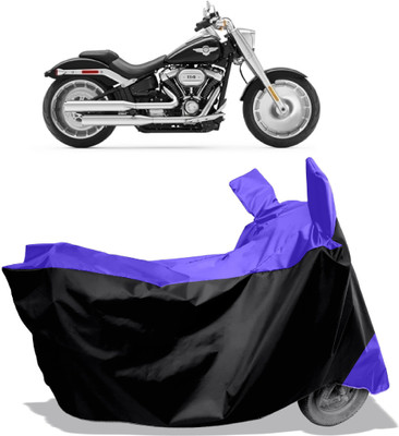 Amexride Two Wheeler Cover for Harley Davidson(Fat Boy, Multicolor)