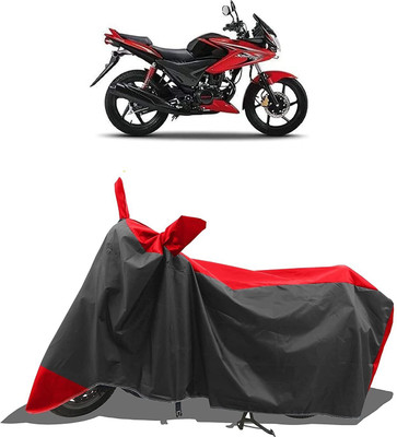 DeepShakshi AUTOMOTIVE Two Wheeler Cover for Honda(CBF Stunner, Red, Black)