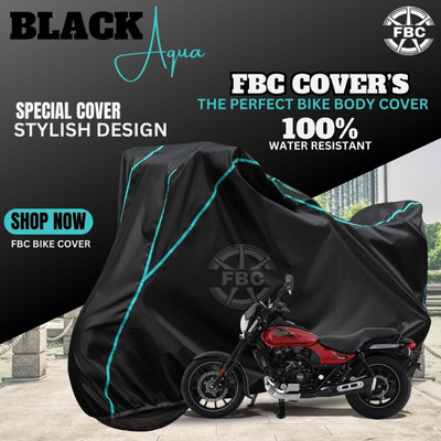 OliverX Waterproof Two Wheeler Cover for Bajaj(Avenger, Black)