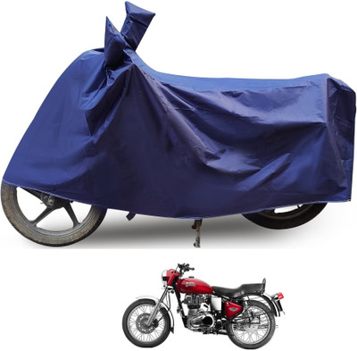 Euro Care Waterproof Two Wheeler Cover for Royal Enfield(Bullet 350 Twinspark, Blue)