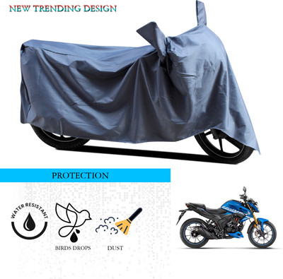 ANTHUB Waterproof Two Wheeler Cover for Honda(Hornet 2.0, Grey)