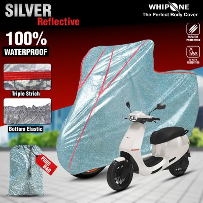 Whipone Waterproof Two Wheeler Cover for Ola(Silver)