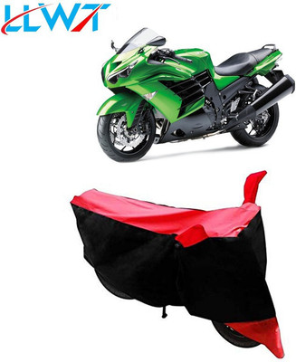 DeepShakshi AUTOMOTIVE Waterproof Two Wheeler Cover for Kawasaki(Ninja ZX 14R, Black, Red)