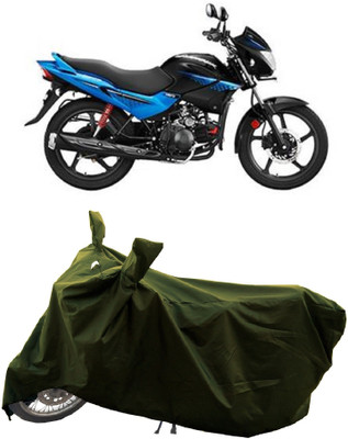 GROFATIK Two Wheeler Cover for Hero(Glamour, Green)