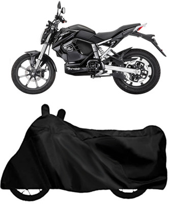 Autoinnovation Waterproof Two Wheeler Cover for Revolt(RV 400, Black)